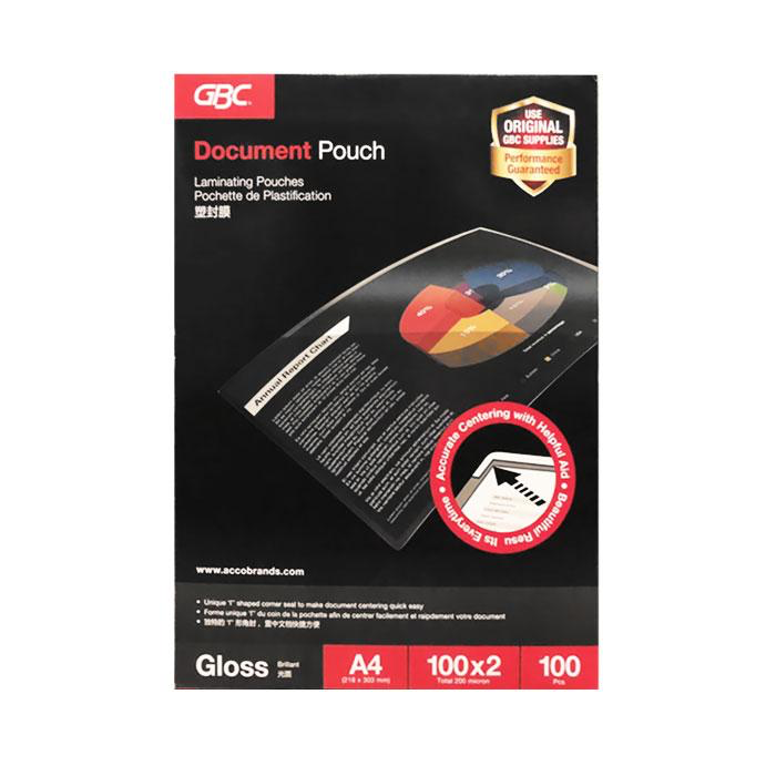 GBC Laminating Pouch Sheets 100 Micron A4